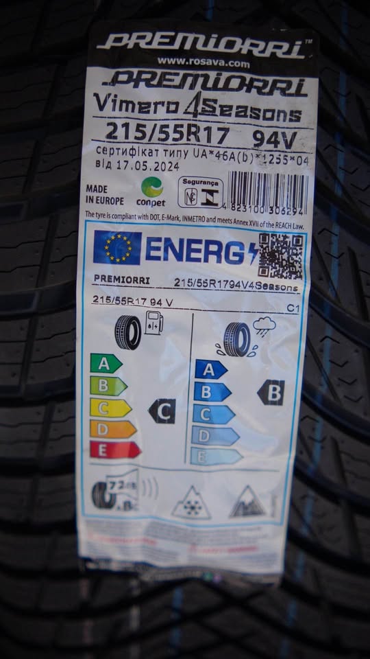 Premiorri Vimero 4Seasons 215/55R17 - Image 7